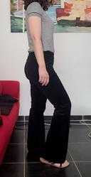 Pantalon velours côtelé petite étoile 38 vintage 70's