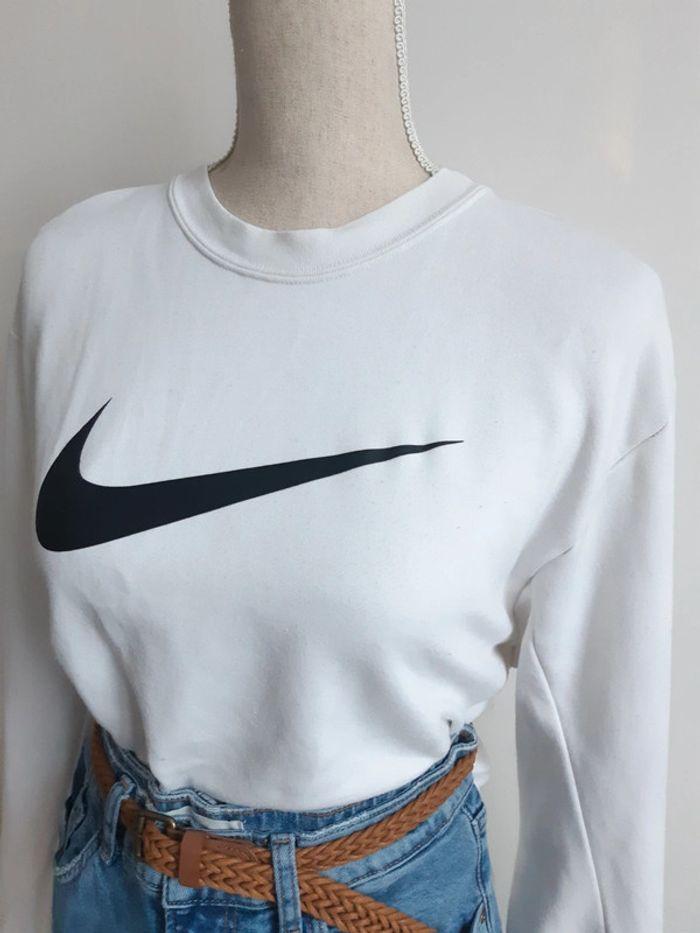 Pull blanc Nike T38 - photo numéro 2