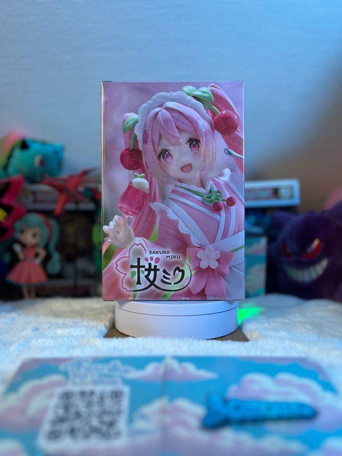 Figurine Hatsune Miku Sakura Miku Coreful Figure Wafuu Kissa - photo numéro 3