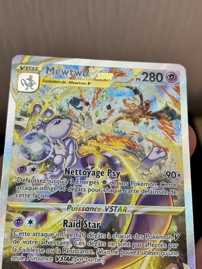 Carte Pokémon mewtwo Vstar alternative GG44/GG70 12.5 zénith suprême de - photo numéro 5