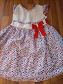 Robe de fête fleurie 3 ans