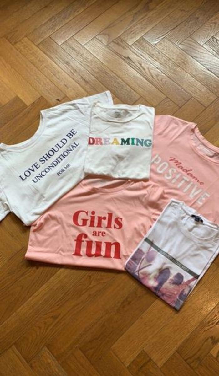 Lot de 5 tee shirts Kiabi - photo numéro 1