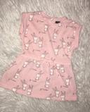 Robe rose lapin