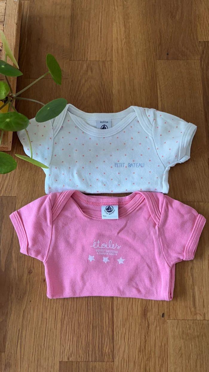 Lot de 2 bodies petit bateau - photo numéro 1