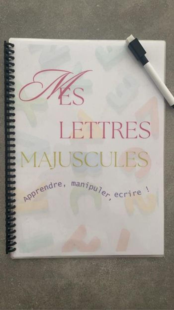 Livret d’activité enfant lettres majuscules - photo numéro 1