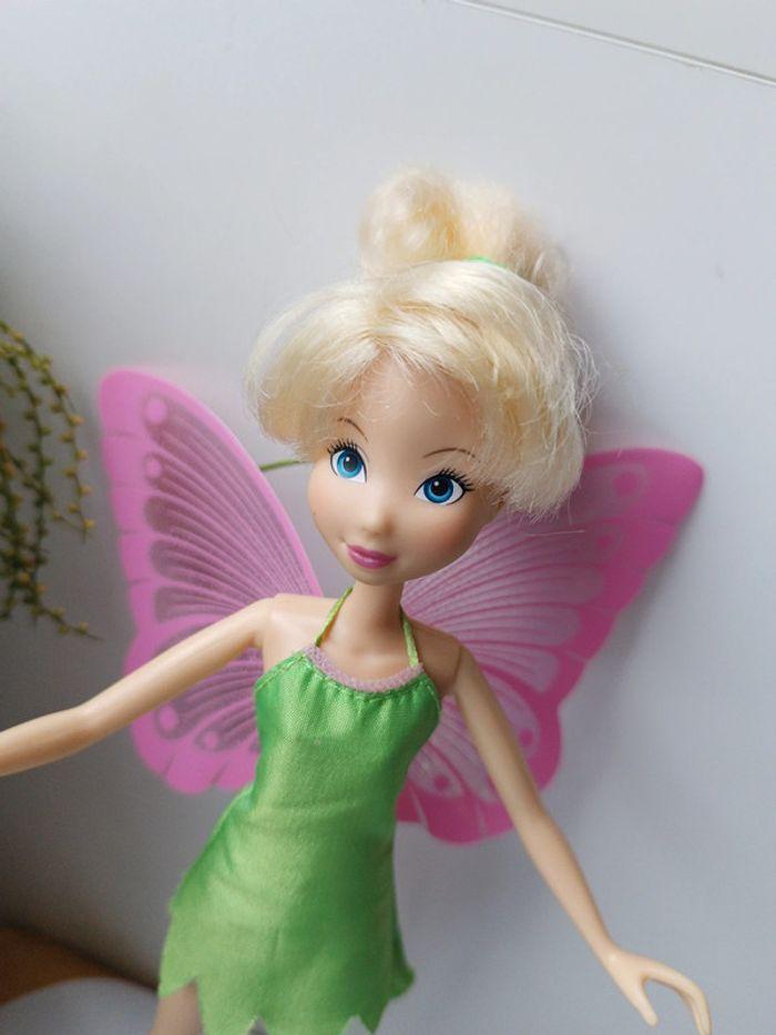 Disney poupée flexible mannequin doll tinkerbell tinker fée clochette capitaine hook silvermist - photo numéro 2