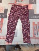 Pantalon léger à fleurs