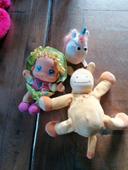 Lot de 3 peluches