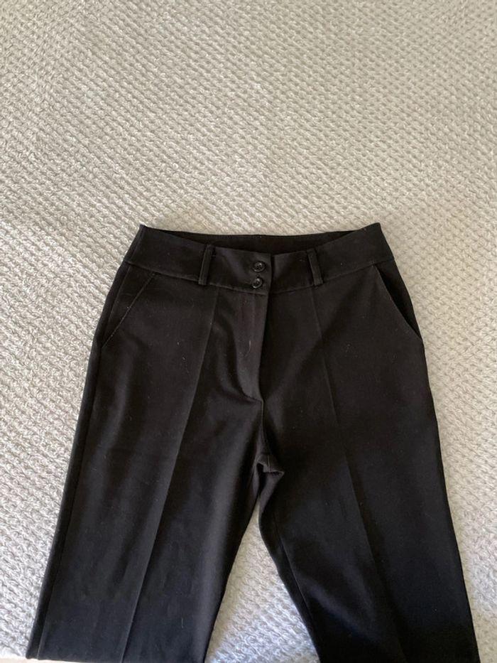 Pantalon droit noir Bershka - photo numéro 4