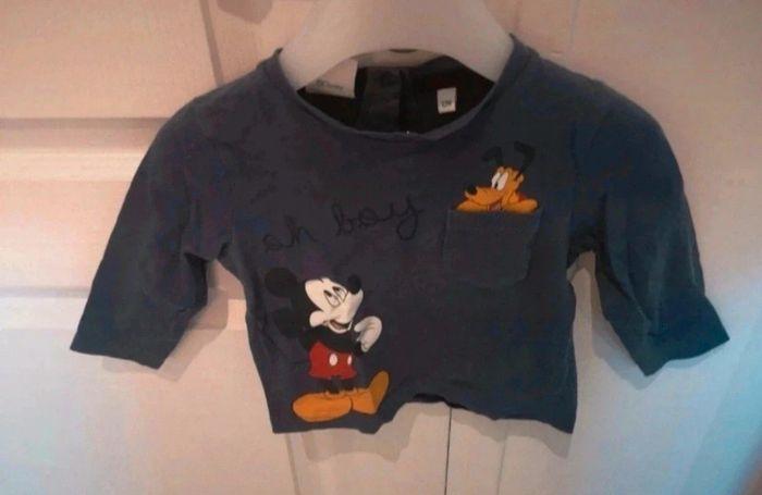 T shirt garçon disney mickey en taille 12 mois - photo numéro 1