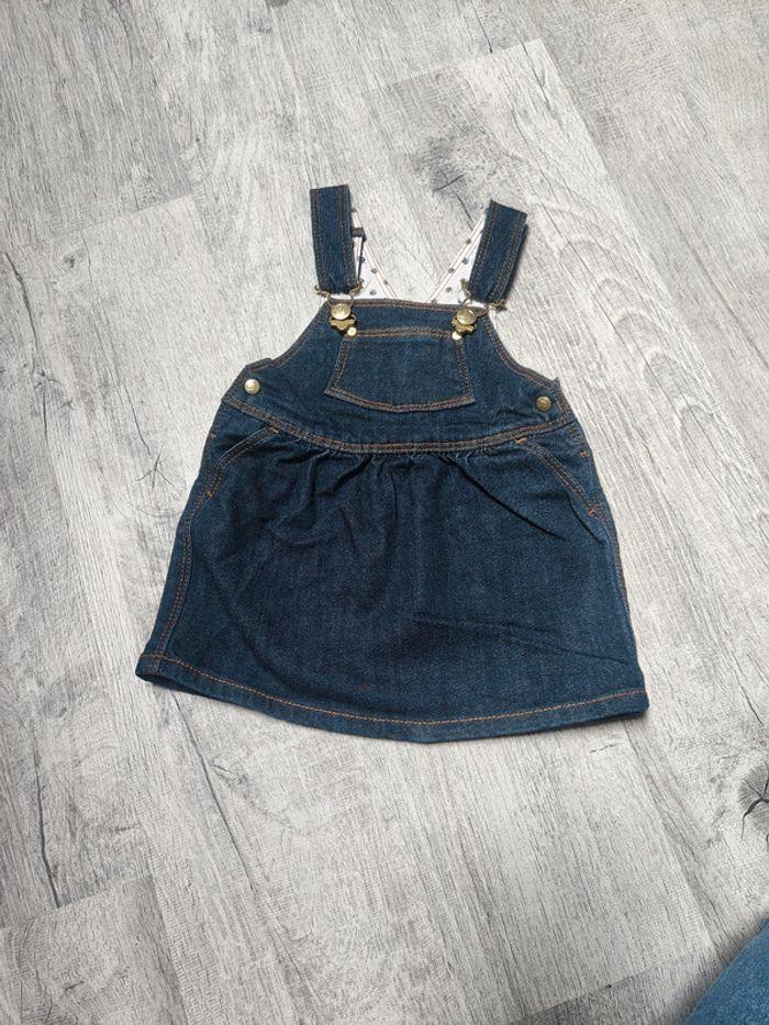 Robe en Jean bébé fille 6 mois - photo numéro 1