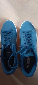 Baskets bleues puma smash