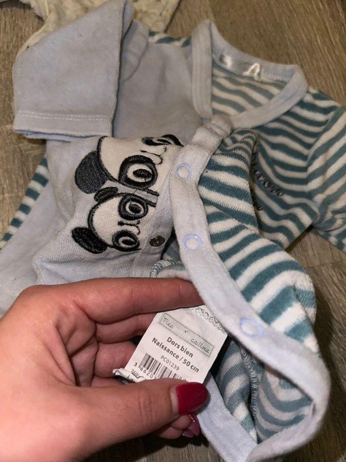 Pyjamas en velours pour bebe garçon Naissance - photo numéro 3