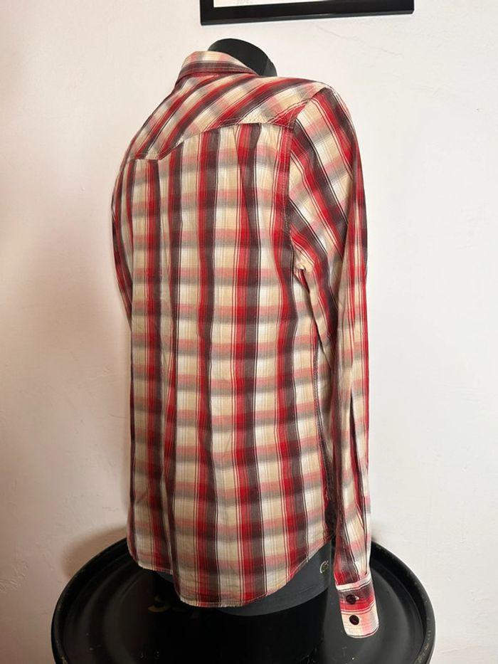 Superbe chemise à carreaux et fils argentés🩶 Levi’s taille L - photo numéro 7