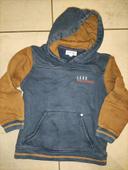 Sweat gilet à capuche garçon 5 ans