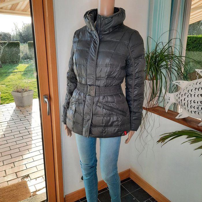 Blouson manteau doudoune femme gris taille S ou 36 Esprit EDC - photo numéro 2