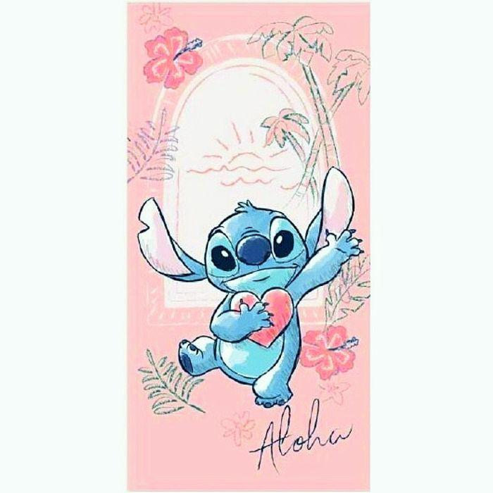 Serviette de bain / Serviette de plage Aloha - Lilo et Stitch - 140x70cm