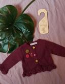 Gilet Fleury Pomme Framboise