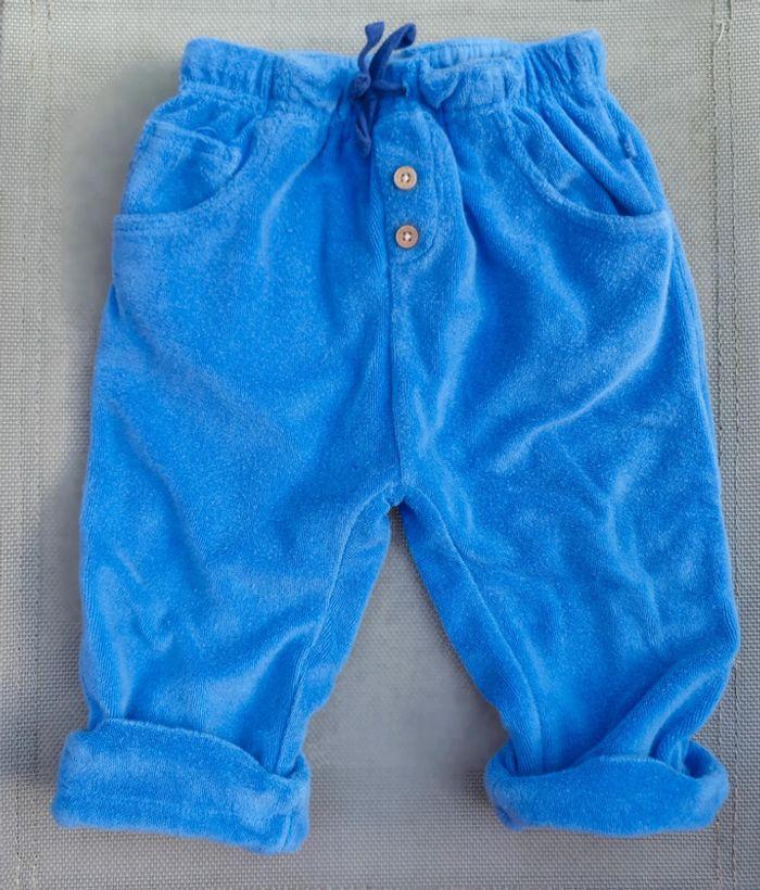 Pantalon bleu doublé 18M - photo numéro 1