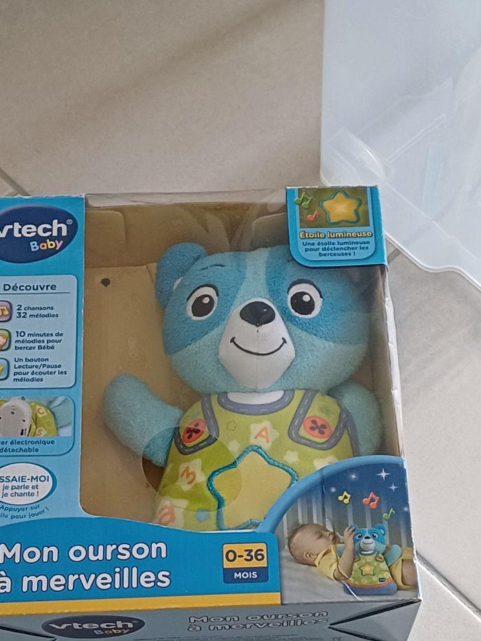 Ourson à merveilles veilleuse vtech etat neuf sous emballage vtech - photo numéro 3