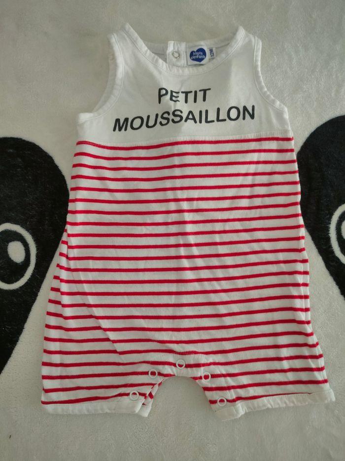 Tenue été bébé garçon taille 12 mois neuve - photo numéro 2