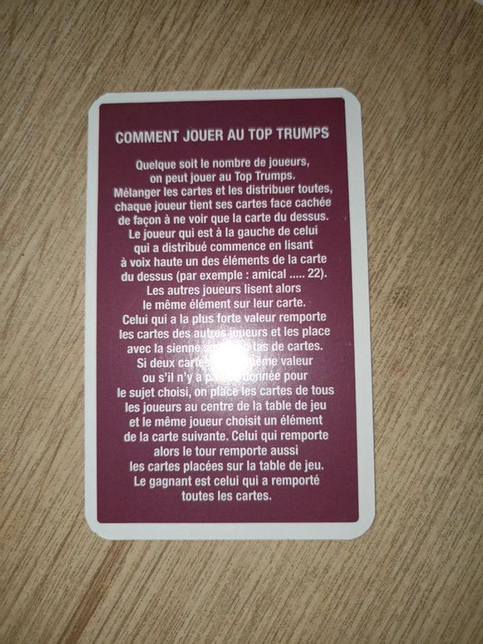 Jeu de cartes top trumps chien - photo numéro 2