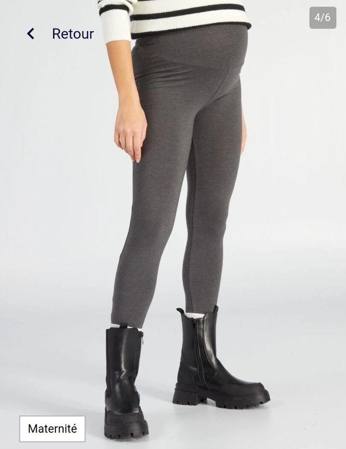 Leggings grossesse  gris - photo numéro 6