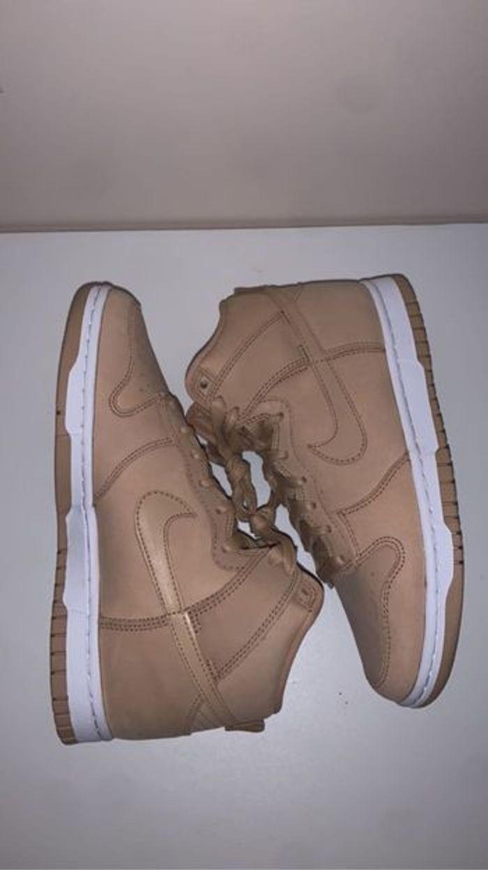 Nike dunk high PRM MR beige - photo numéro 1