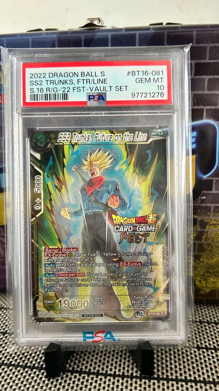 Dragon Ball S Trunks Bt16-081 PSA 10