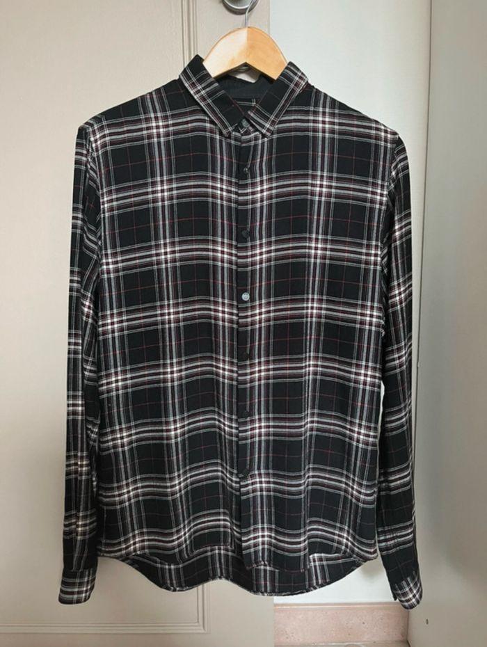 Chemise à carreaux homme taille S - photo numéro 2