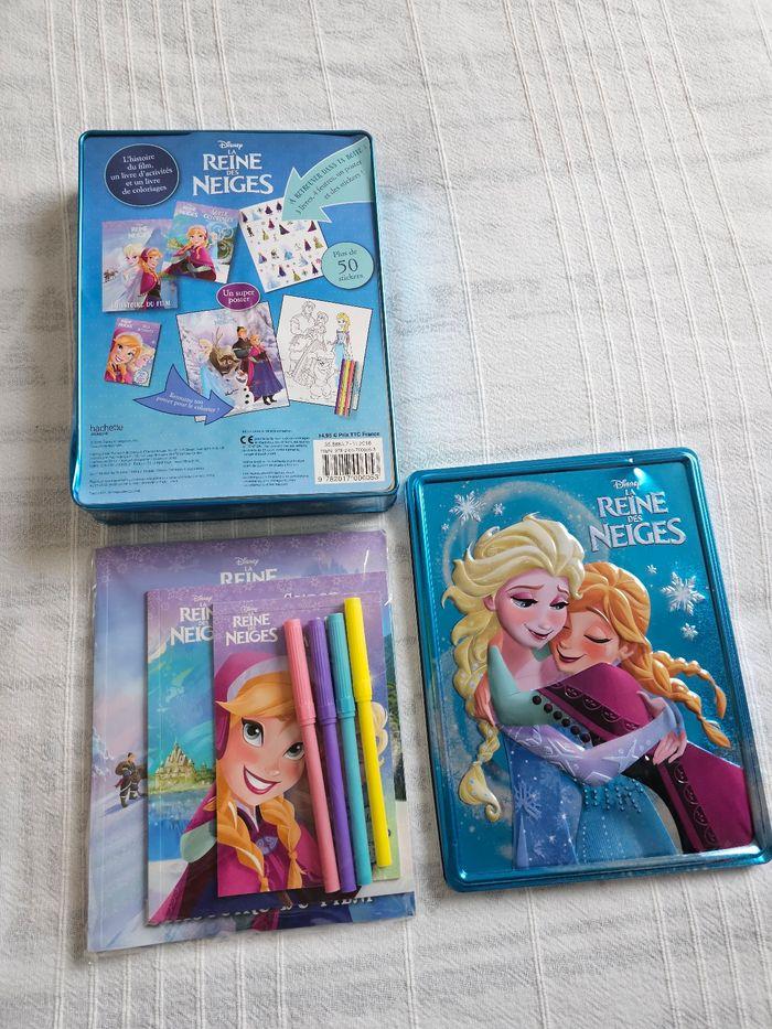 Coffret reine des neiges coloriages