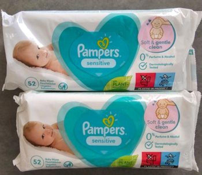 Lingettes Pampers Harmonie Protect & Care, Aqua, Coco, New baby & Sensitive  - 10 paquets - photo numéro 5