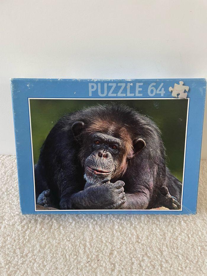 Puzzle 64 pièces Chimpanzé - photo numéro 5