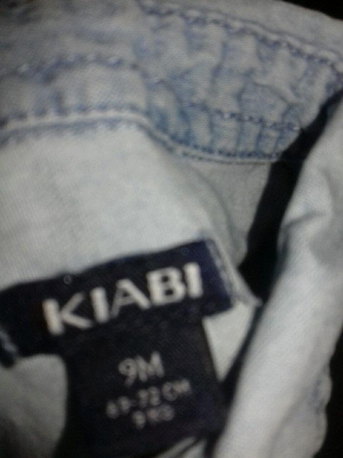 chemise bébé kiabi bleu ciel 9m - photo numéro 3