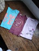 Lot 3 tee shirt manches longues