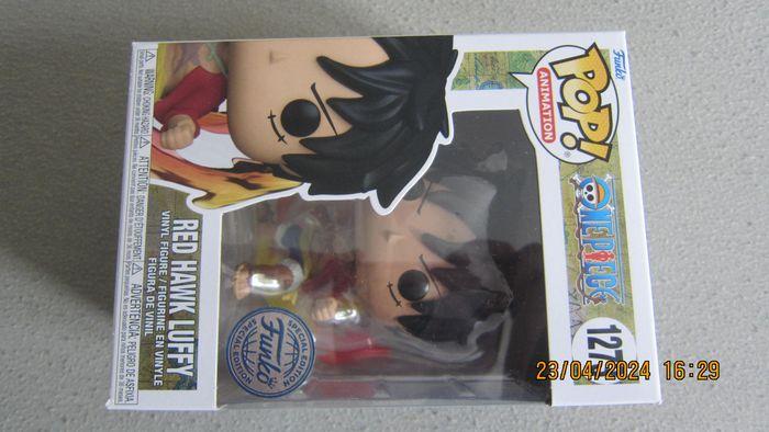 red hawk luffy exclusive pop manga funko - photo numéro 1