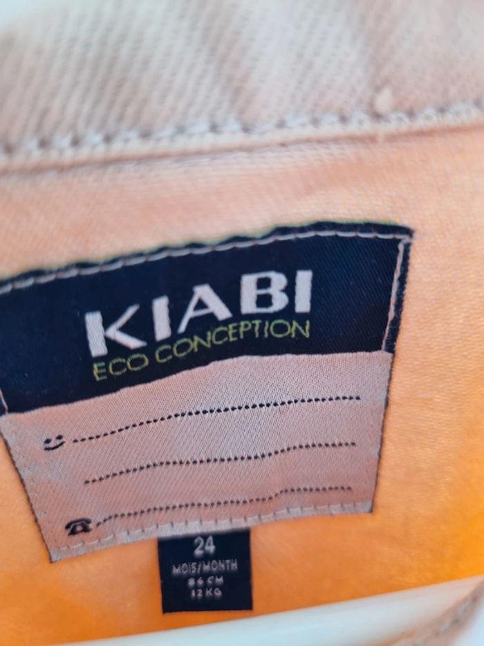 Veste en jean rose Kiabi 24m - photo numéro 3