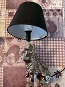 Lampe chien bouledogue