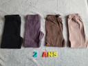 Lot de 4 leggings fille 2 ans