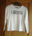 Tee shirt manches longues liberto taille 12 ans.