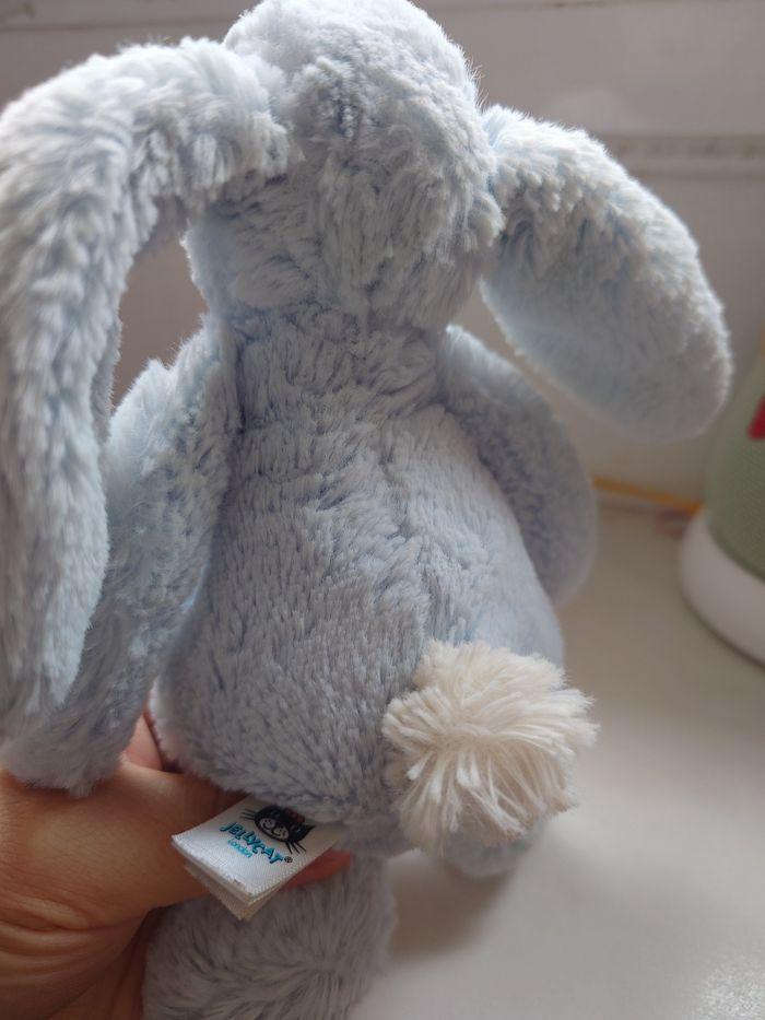 Petit Lapin Bleu clair jellycat - photo numéro 4