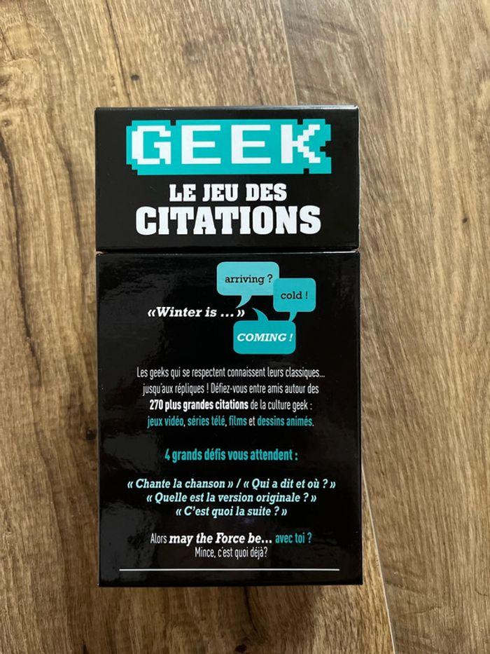 Geek le jeu de citations - photo numéro 2