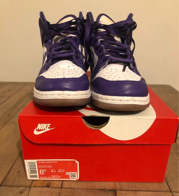 Nike Dunk High Varsity Purple - photo numéro 5