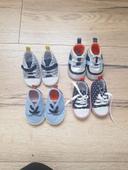 Lots 4 paires de baskets bebe