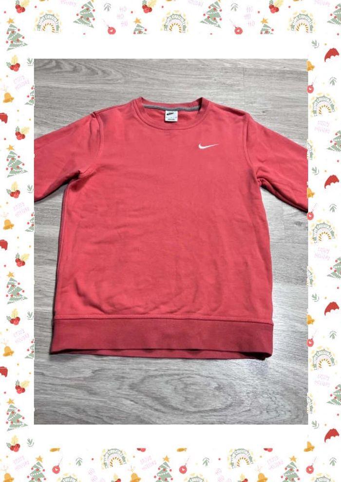 👕 Sweat à capuche Nike logo brodé Rose Taille S 👕 - photo numéro 6