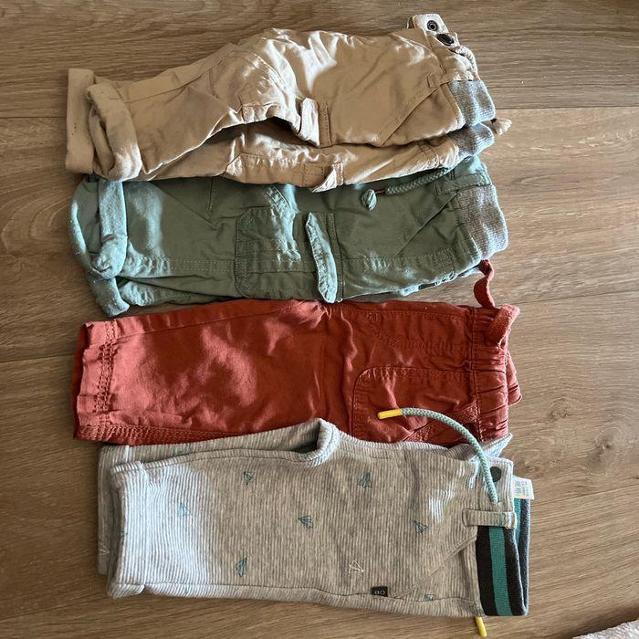 Lot de 4 pantalons bébé garçon 3 mois