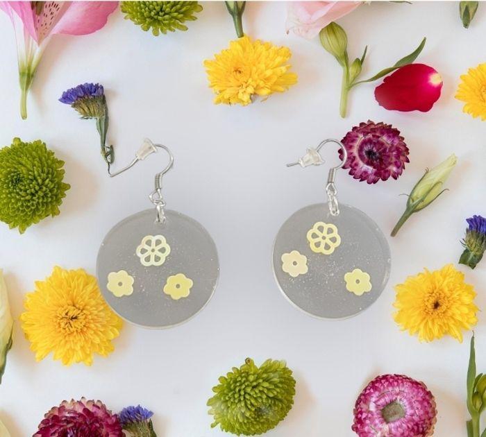 Boucles d'oreilles fleurs