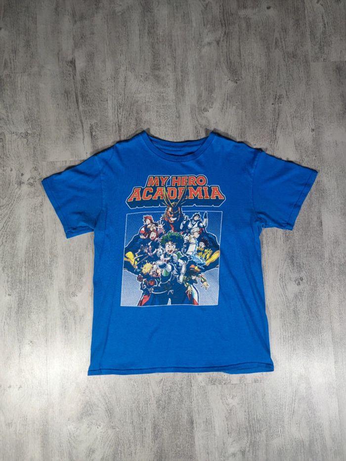 T-shirt Licence My Hero Academia Vintage Bleu Taille M Homme - photo numéro 1