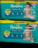 Lot de 2 paquets de 106 couches Pampers taille 4