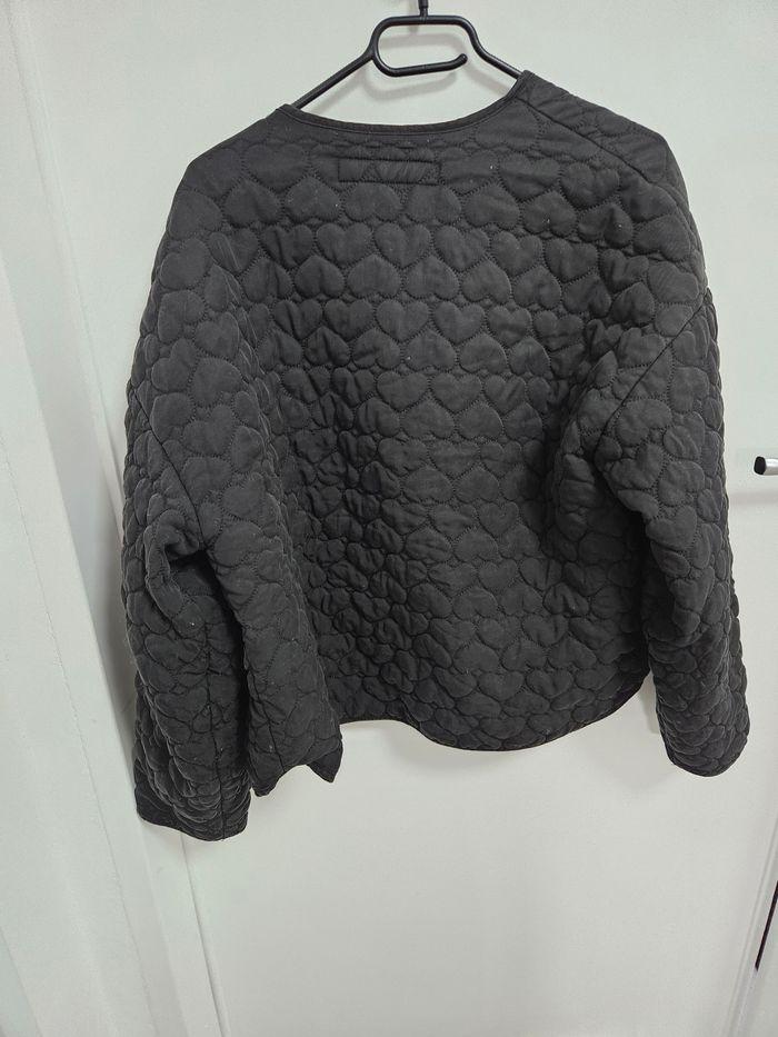 Veste coeur noir taille M - photo numéro 4